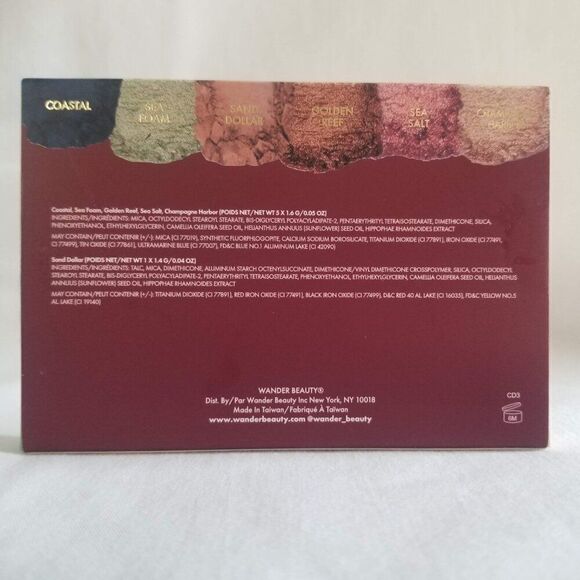 Wander Beauty Wanderess Seascape 6 shade Eyeshadow Palette - Picture 2 of 9